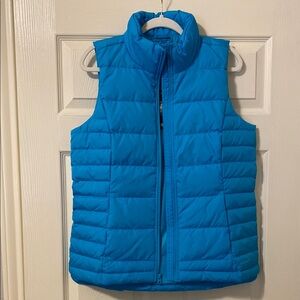 Lands' End Blue Puffer Vest